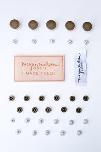 Jeans button fly notions kits